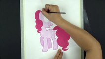 La VITESSE de DESSIN Pinkie Pie My Little Pony Peinture à lAquarelle