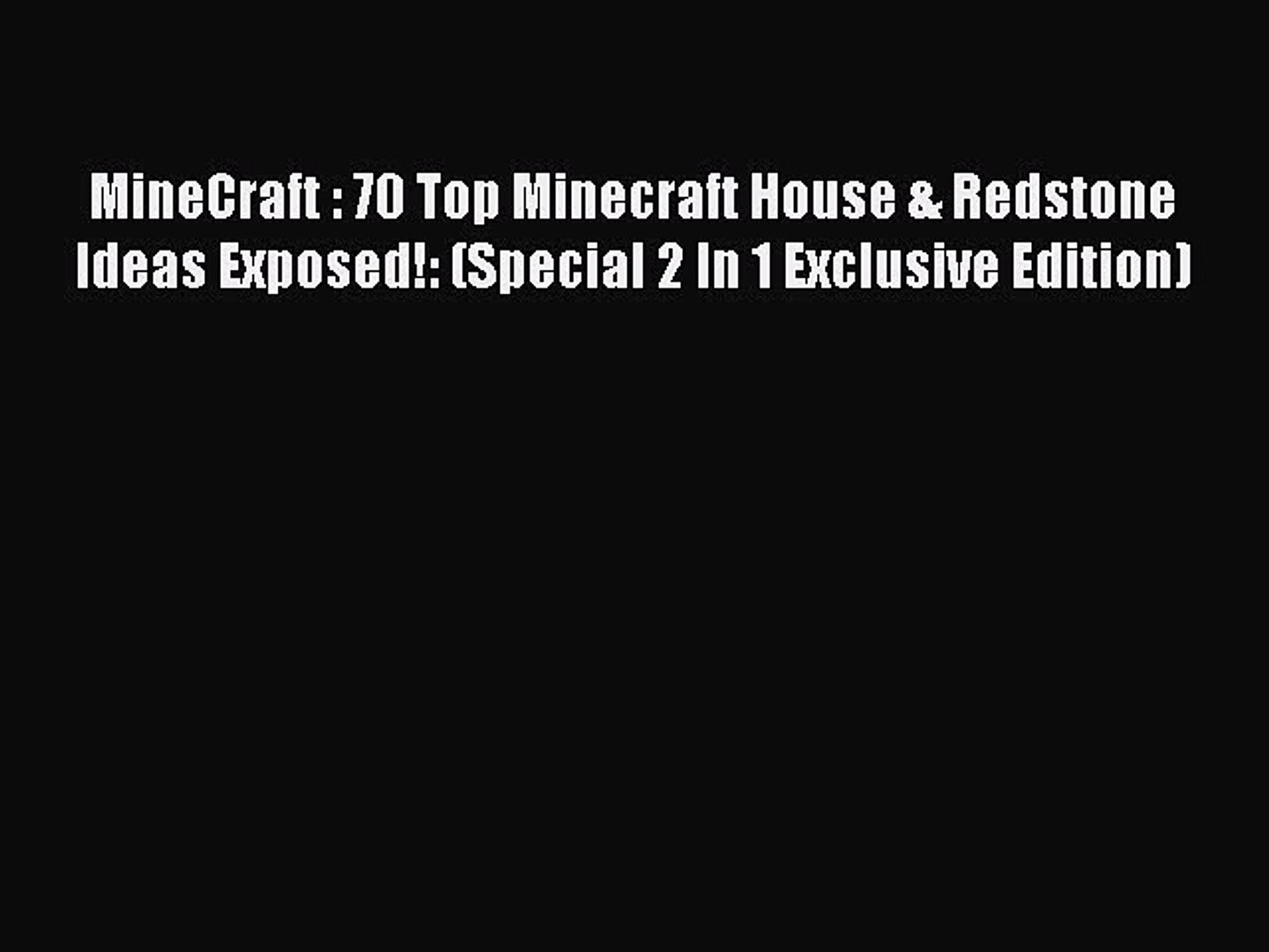 Minecraft Redstone Ideas For House