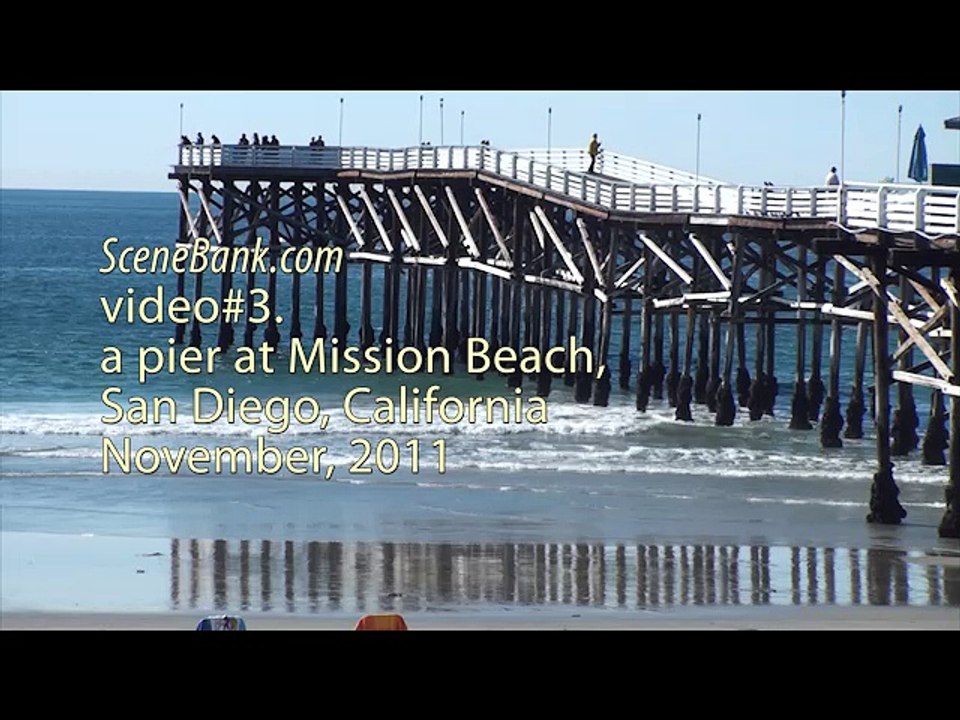 A pier at Mission Beach