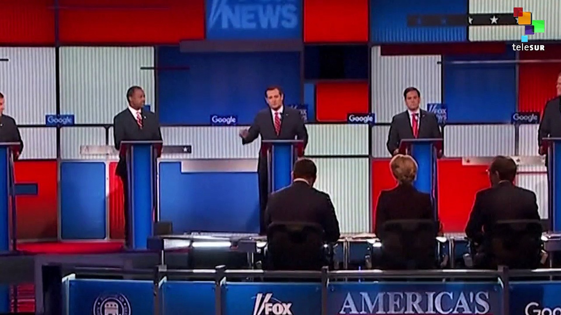 ⁣U.S. Republican Debate Without Trump Still Featured Trump