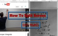 How to split a Mac screen for Multi Tasking