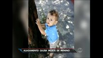 Alagamento provoca morte de menino em São Paulo