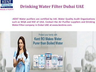 Water Purifier Suppliers In UAE