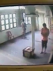 security camera of mosque captured