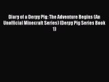 Diary of a Derpy Pig: The Adventure Begins (An Unofficial Minecraft Series) (Derpy Pig Series