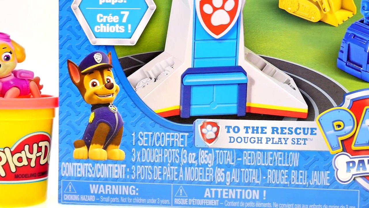 paw patrol to the rescue dough play set