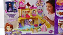 Princess Sofia the First Toy Castle *** Disney Princess Magical Talking Palace Unboxing