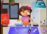 Dora the Explorer is having a bad day, she broke her head ~ Play Baby Games For Kids Juegos ~ S4KQHU