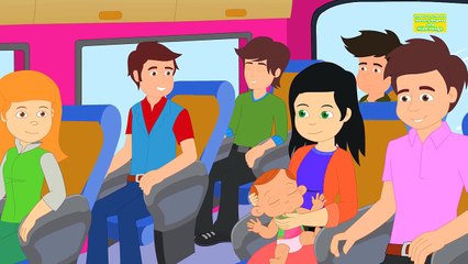 Wheels on the bus nursery rhyme for children | Childrens songs