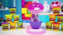 Learn RAINBOW COLORS with Play Doh & the Magic Cool Baker Play Dough Mixing Playset!