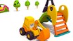 Kids Cartoons Build a POLICE CAR with Excavator Max! (Surprise Egg Playground)