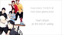 EXO-K - Heart Attack (Color Coded Hangul/Rom/Eng Lyrics)