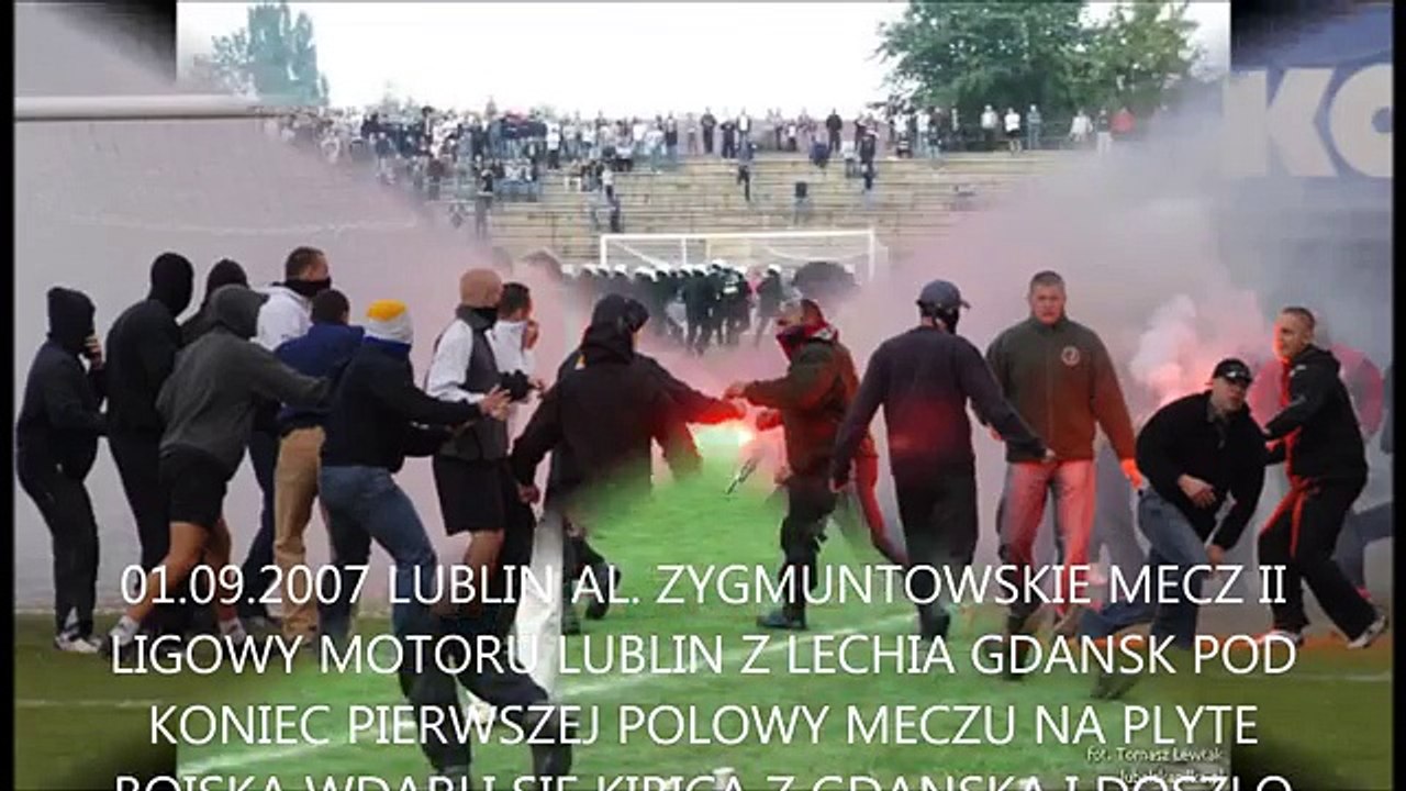 Awantura Chuligańskie Życie-Motor Lublin Zamieszki,Zadymy,Bójki.HD.