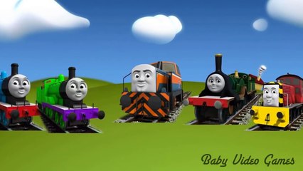 Finger Family Nursery Rhymes Music Cartoon Children Thomas the train Education