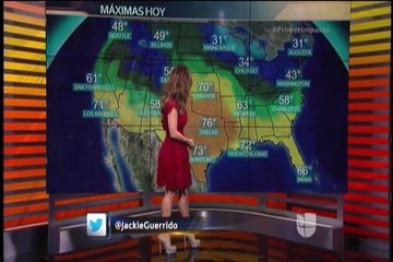 Jackie Guerrido Red Dress 1-29-16