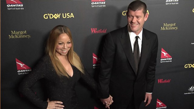 NEW COUPLE: Mariah Carey, James Packer PDA On Red Carpet