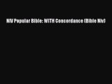 (PDF Download) NIV Popular Bible: WITH Concordance (Bible Niv) Download