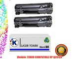 2 X T?ner Compatible Hp Q2612A. (2500 copias) HP Laserjet 1010  1012  1015  1018  1020  1022