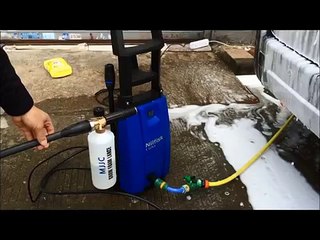Foam Lance works on small Pressure Washer