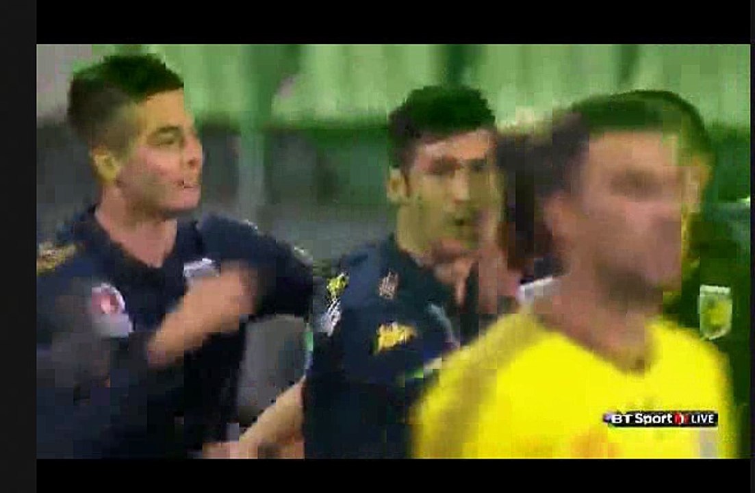 Amazing Backheel Goal Luis García Wellington Phoenix vs Central Coast Mariners 1-3