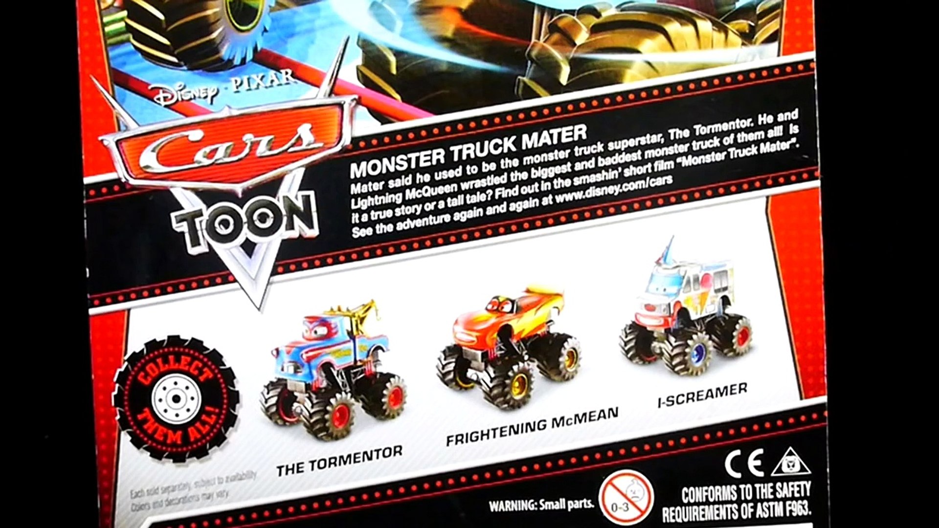 cars toon mater's tall tales monster truck mater