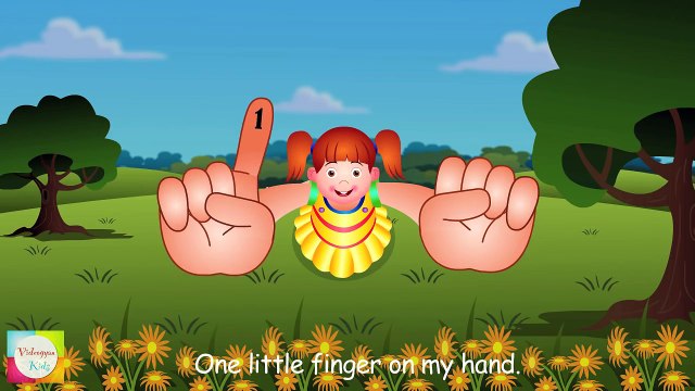 Ten Little Fingers Nursery Rhymes - Counting Song For Children