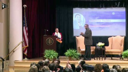 Christiane Taubira ovationnée à New York