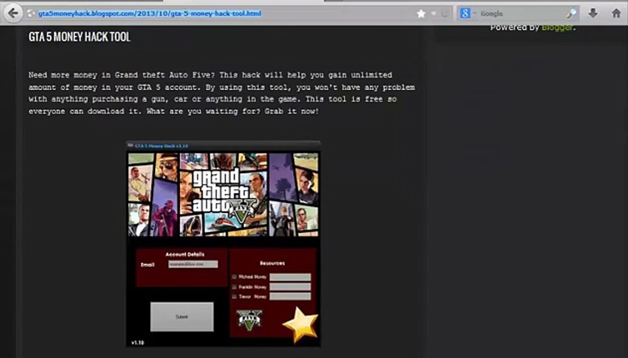 GTA 5 Money Hack v1.10 - Updated