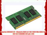 Kingston KVR16S11/8 - Memoria RAM de 8 GB (1600 MHz DDR3 Non-ECC CL11 SODIMM 204-pin 1.5V)