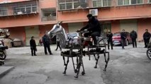 Çinli Mühendis Robottan At Yaptı