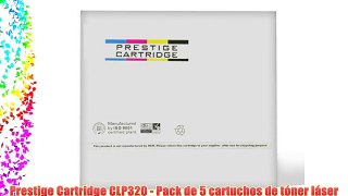 Prestige Cartridge CLP320 - Pack de 5 cartuchos de t?ner l?ser para Samsung CLX-3185FN/CLX-3185FW/CLX-3185N
