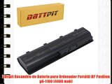 Battpit Recambio de Bateria para Ordenador Port?til HP Pavilion g6-1100 (4400 mah)