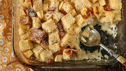Bread Pudding Recipe Demonstration - Joyofbaking.com