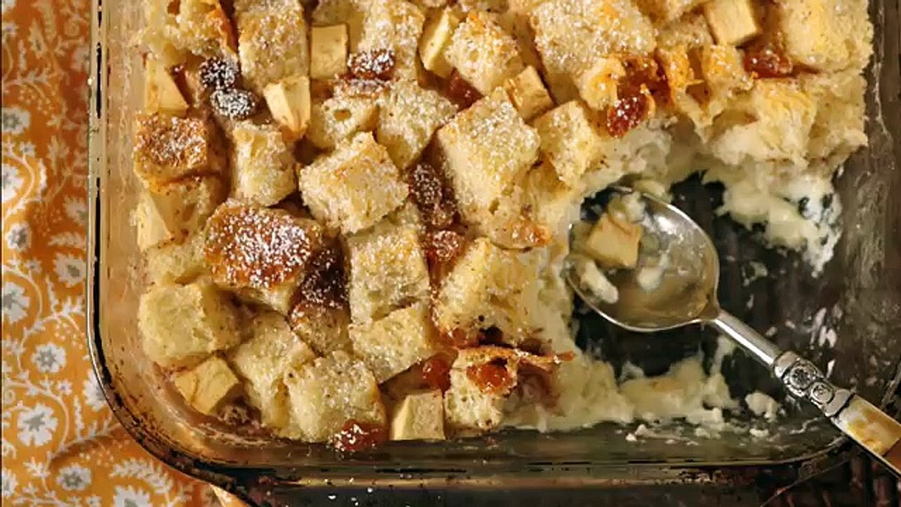 Bread Pudding Recipe Demonstration - Joyofbaking.com