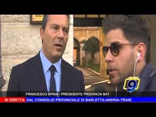 Consiglio Provinciale BAT, intervista in diretta al Presidente Spina