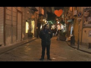 Napoli - Movida, vigilantes armati nella zona dei baretti di Chiaia (29.01.16)