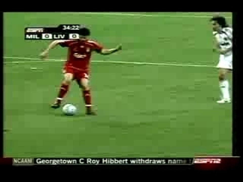 Xabi Alonso skill vs Milan