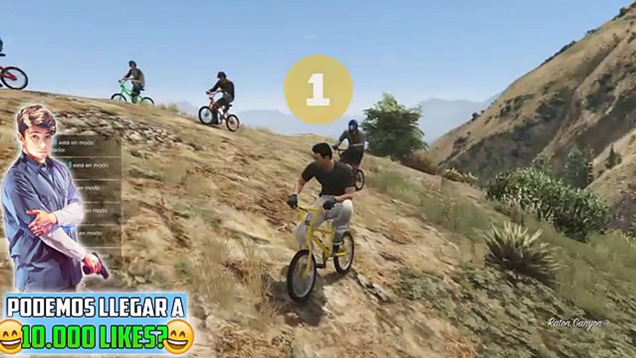 INCREIBLE! UN PUENTE ROTO!!! - Gameplay GTA 5 Online Funny Moments (Carrera GTA V PS4)