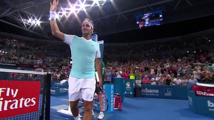 Roger Federer on-court interview (2R) | Brisbane International 2016