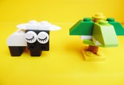 How to build lego sheep lego toys,lego shop,lego city,lego moc