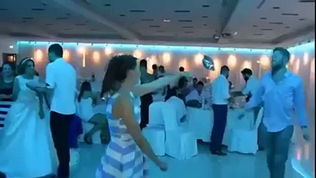 Albanian woman dancing