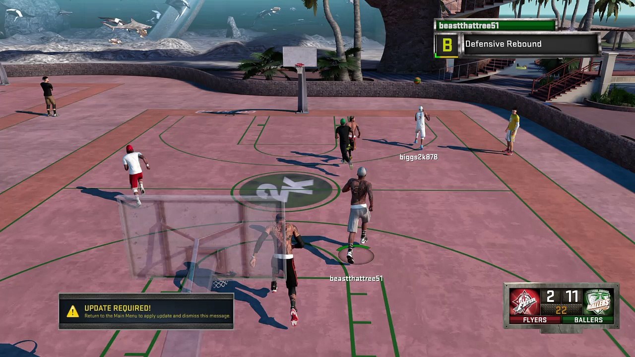 Killer alley oop!!!!