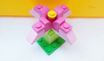 How to make pink flower with lego, lego city, How to build a pink flower with lego friends lego toys