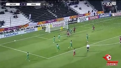 لقطة في مبارة العراق و قطر يعجز اللسان عن وصفها !