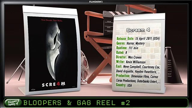 Scream 4 (2011) Bloopers, Gag Reel & Outtakes (Part2 2)