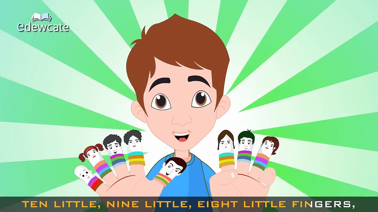 Edewcate english rhymes | Ten Little Fingers - Dailymotion Video