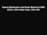 [PDF Download] Haynes Maintenance and Repair Manual for BMW R850 & 1100 4-Valve Twins 1993-1997
