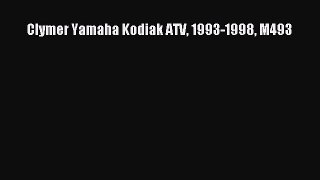 [PDF Download] Clymer Yamaha Kodiak ATV 1993-1998 M493 [Download] Online