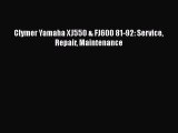 [PDF Download] Clymer Yamaha XJ550 & FJ600 81-92: Service Repair Maintenance [Download] Full