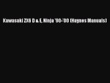 [PDF Download] Kawasaki ZX6 D & E Ninja '90-'00 (Haynes Manuals) [Download] Full Ebook